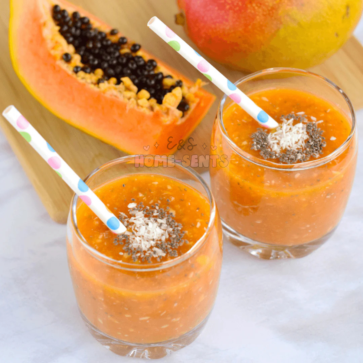 ⟡ Coconut & Papaya ⟡